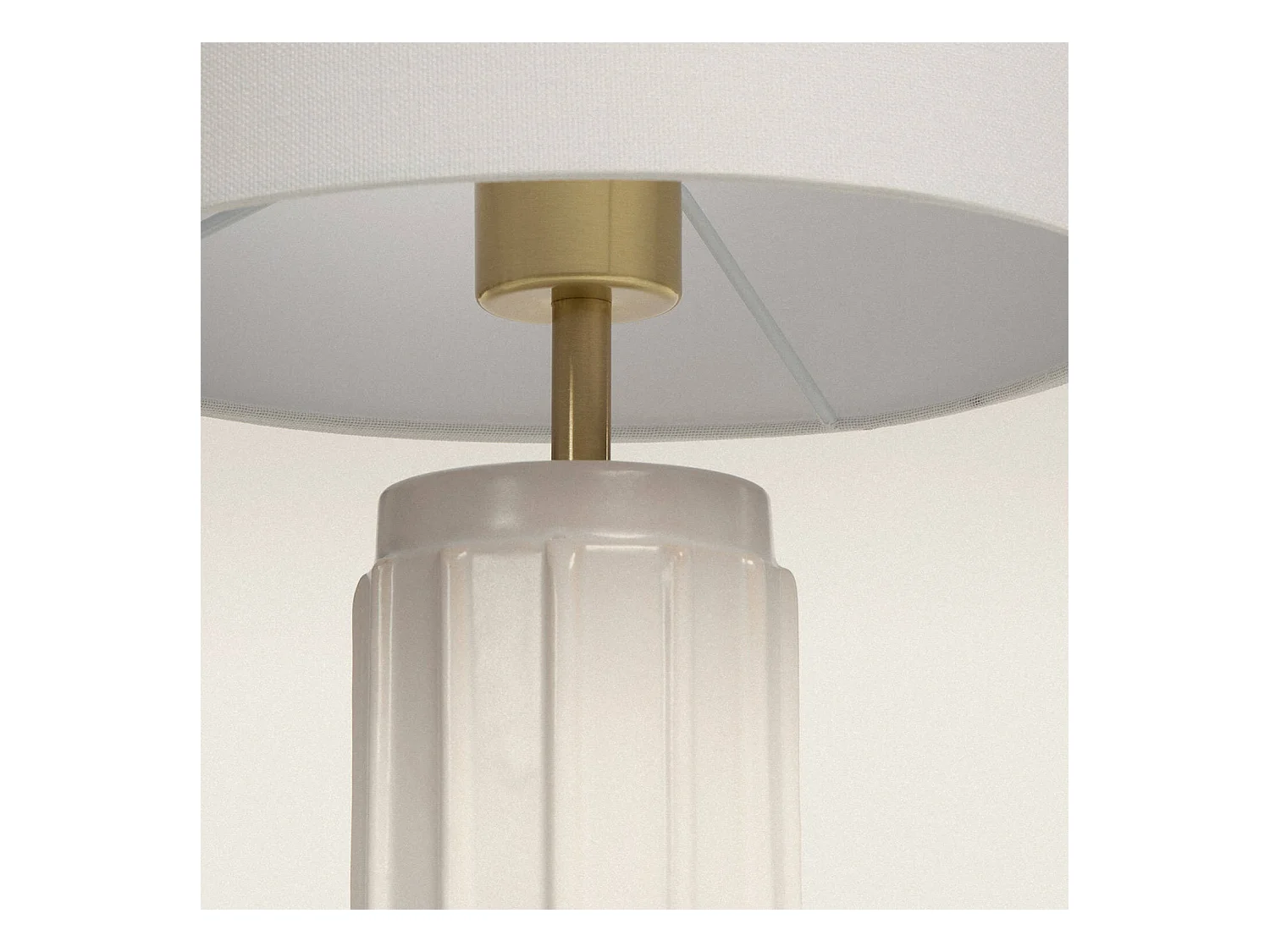 Lampe à Poser en Céramique Corbusier Blanc