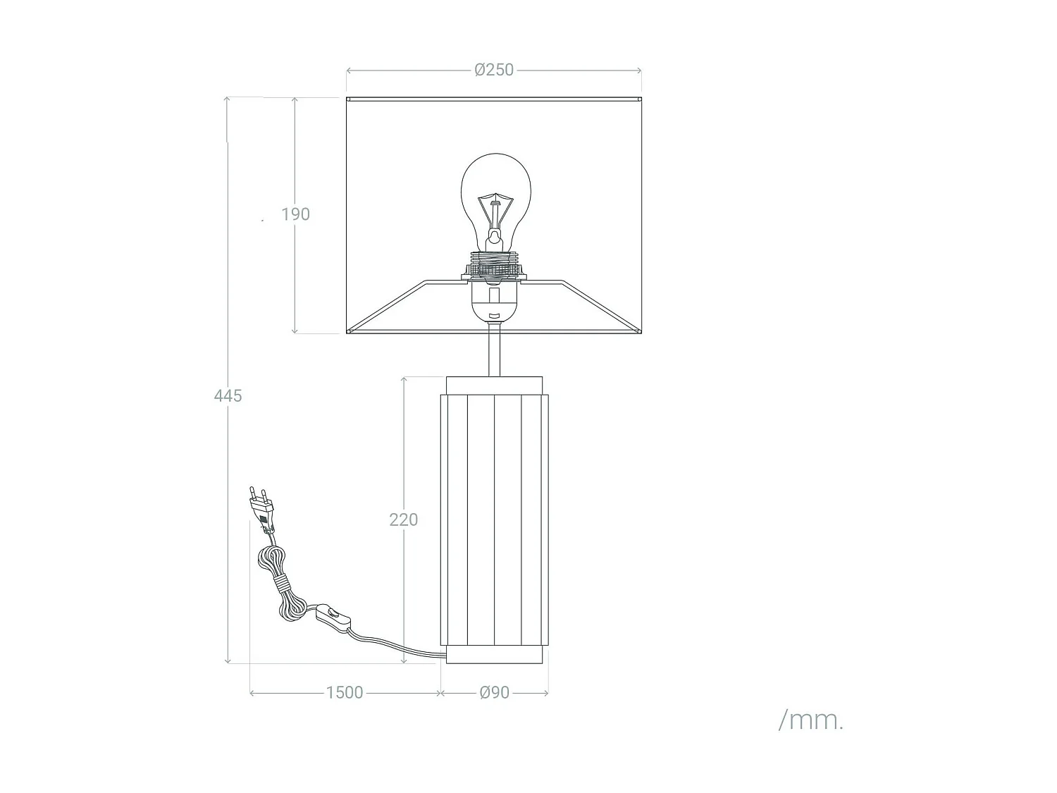 Lampe à Poser en Céramique Corbusier Blanc