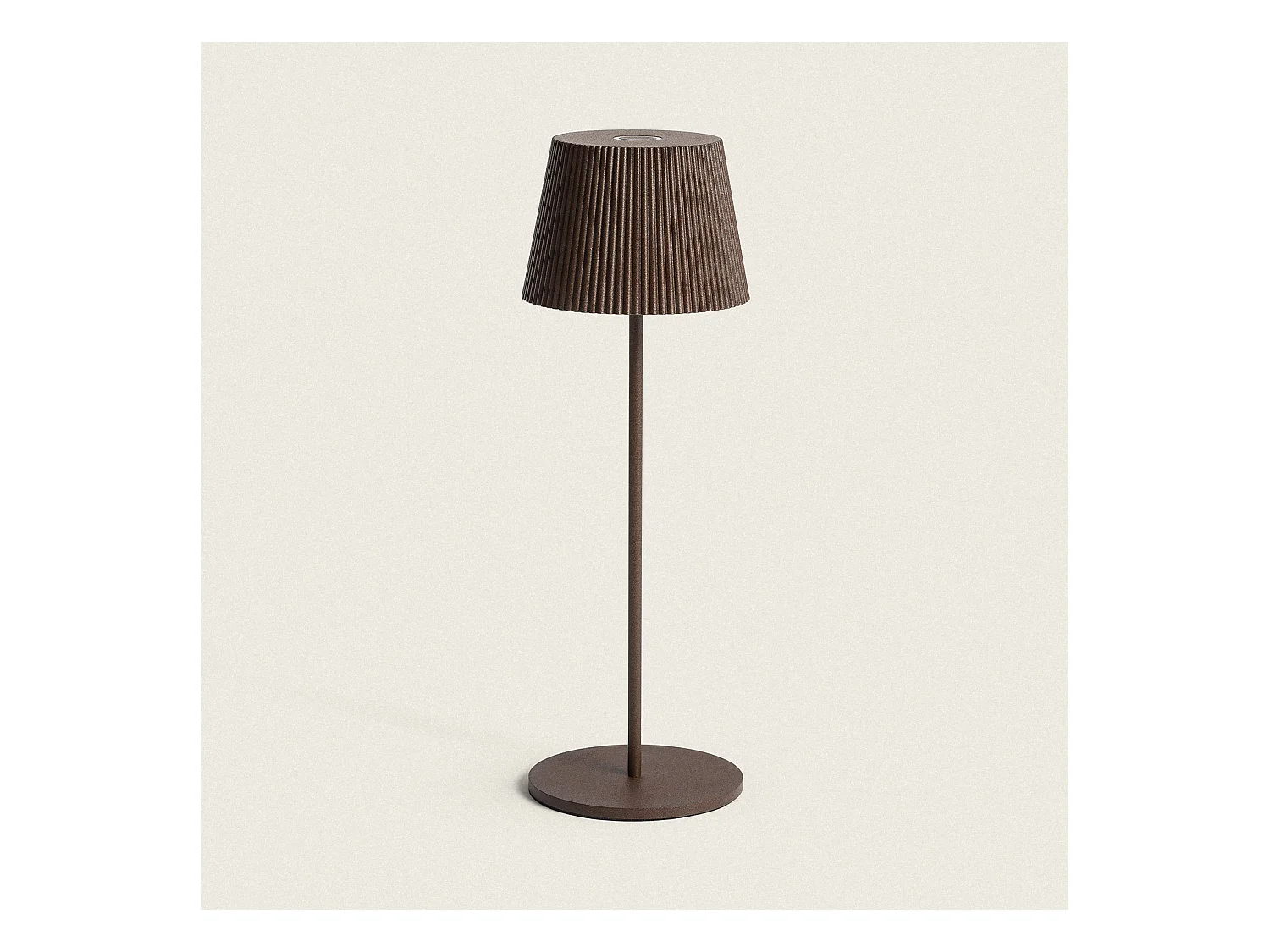 Lampe à Poser LED Extérieure Portative Aluminium 1,2 W avec Batterie Rechargeable Willox Rouille