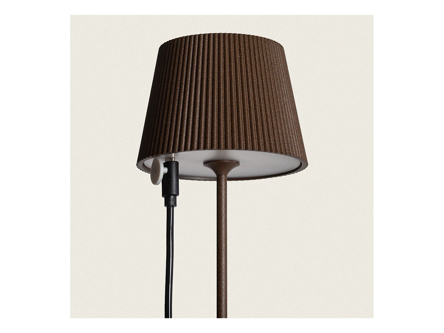 Lampe à Poser LED Extérieure Portative Aluminium 1,2 W avec Batterie Rechargeable Willox Rouille