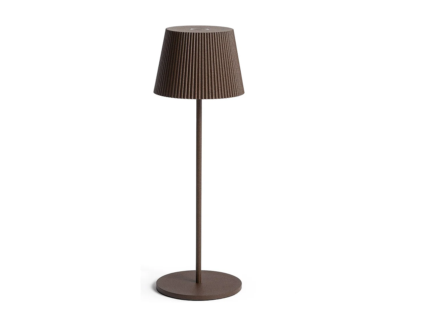 Lampe à Poser LED Extérieure Portative Aluminium 1,2 W avec Batterie Rechargeable Willox Rouille