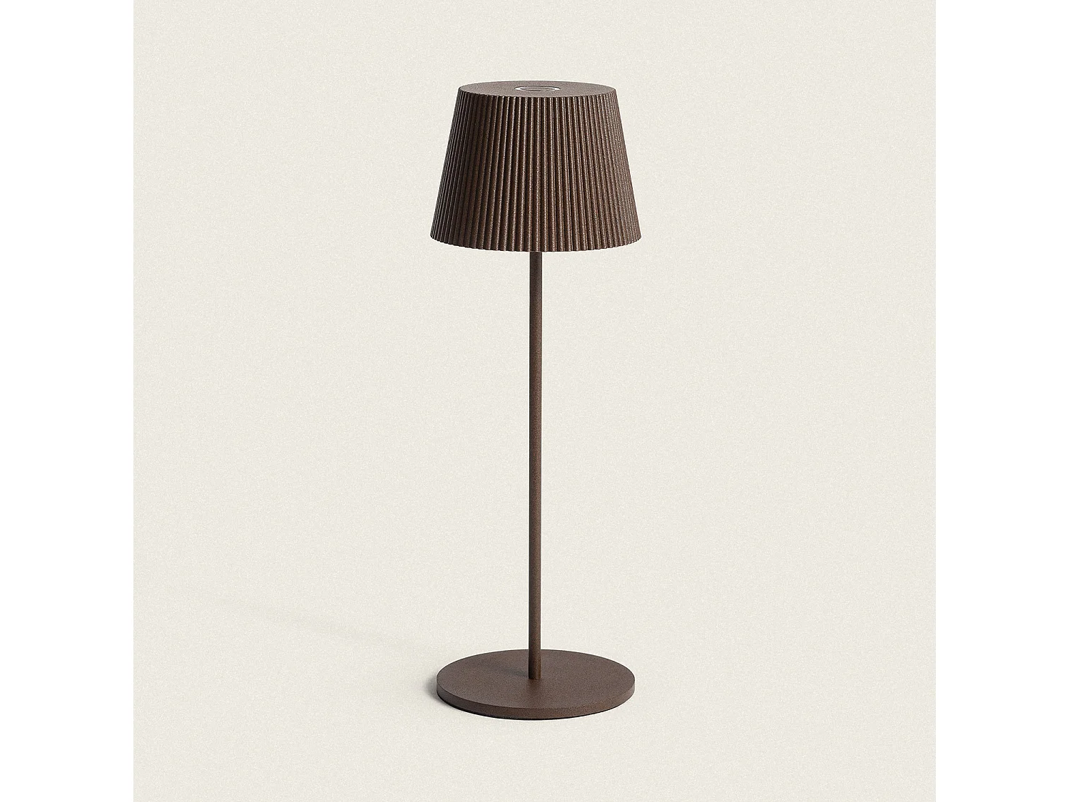 Lampe à Poser LED Extérieure Portative Aluminium 1,2 W avec Batterie Rechargeable Willox Rouille