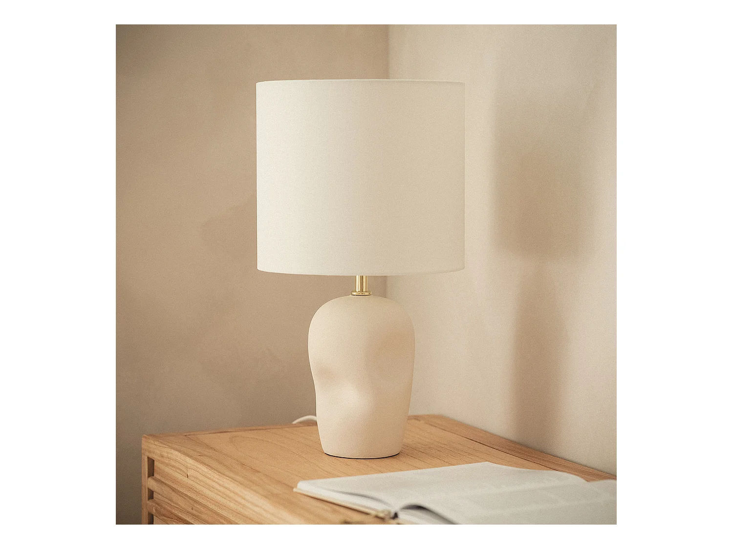 Lampe à Poser Céramique Barta Blanc