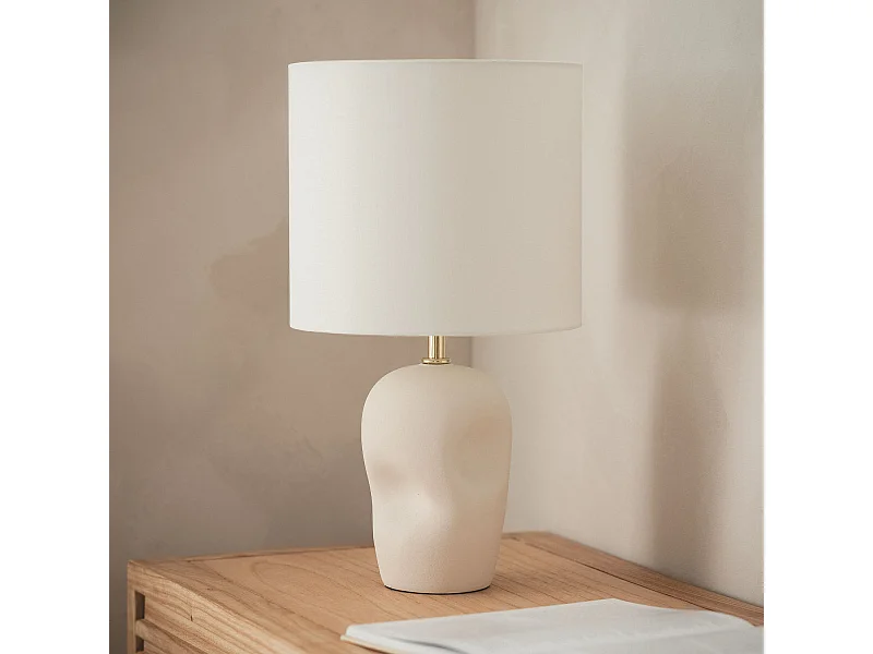 Lampe à Poser Céramique Barta Blanc