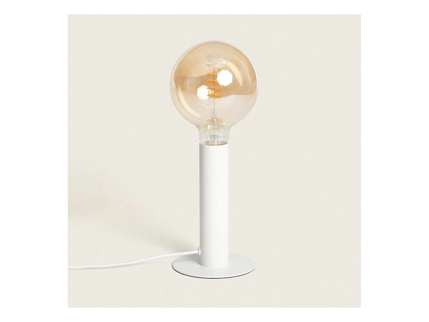 Lampe à Poser Métal Rovia Blanc