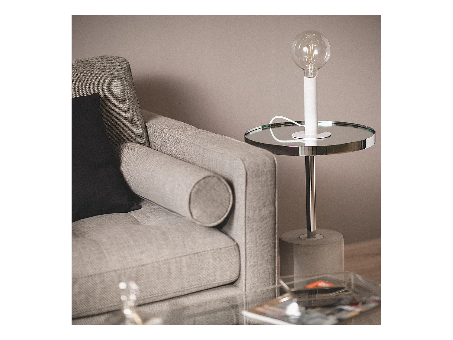 Lampe à Poser Métal Rovia Blanc