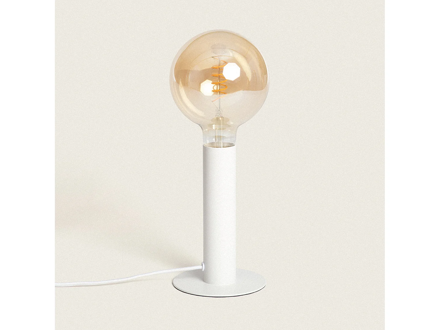 Lampe à Poser Métal Rovia Blanc