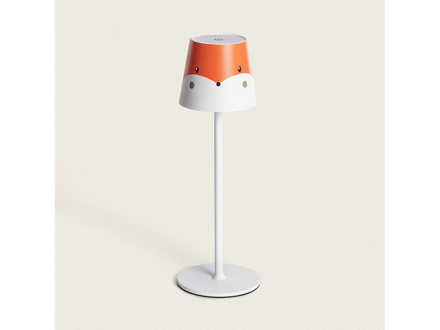 Lámpara de Mesa LED 3W Portátil de Metal con Batería USB Recargable Anisa Naranja