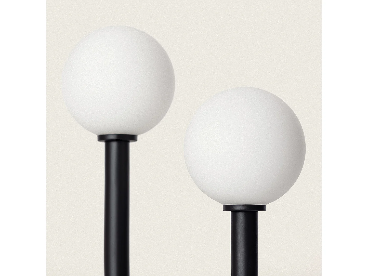 Lampada da Tavolo Metallo e Vetro Zeina Nero