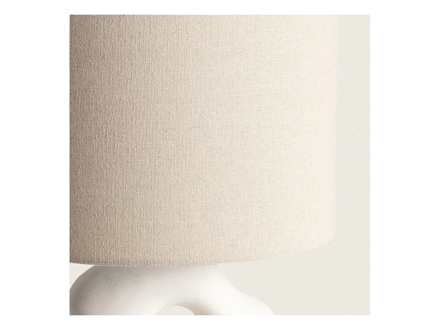 Lampe à Poser Céramique Illinois Blanc