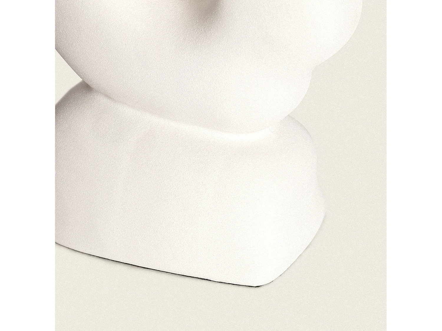 Lampe à Poser Céramique et Lin Illinois Blanc