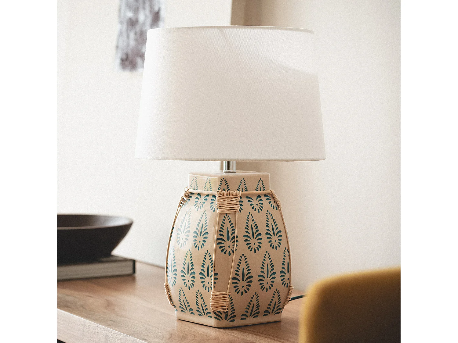 Lampada da Tavolo Ceramica Ariché Bianco