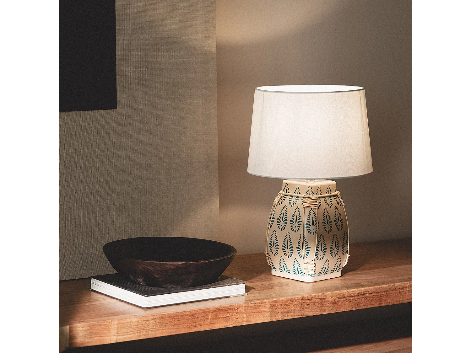 Lampada da Tavolo Ceramica Ariché Bianco