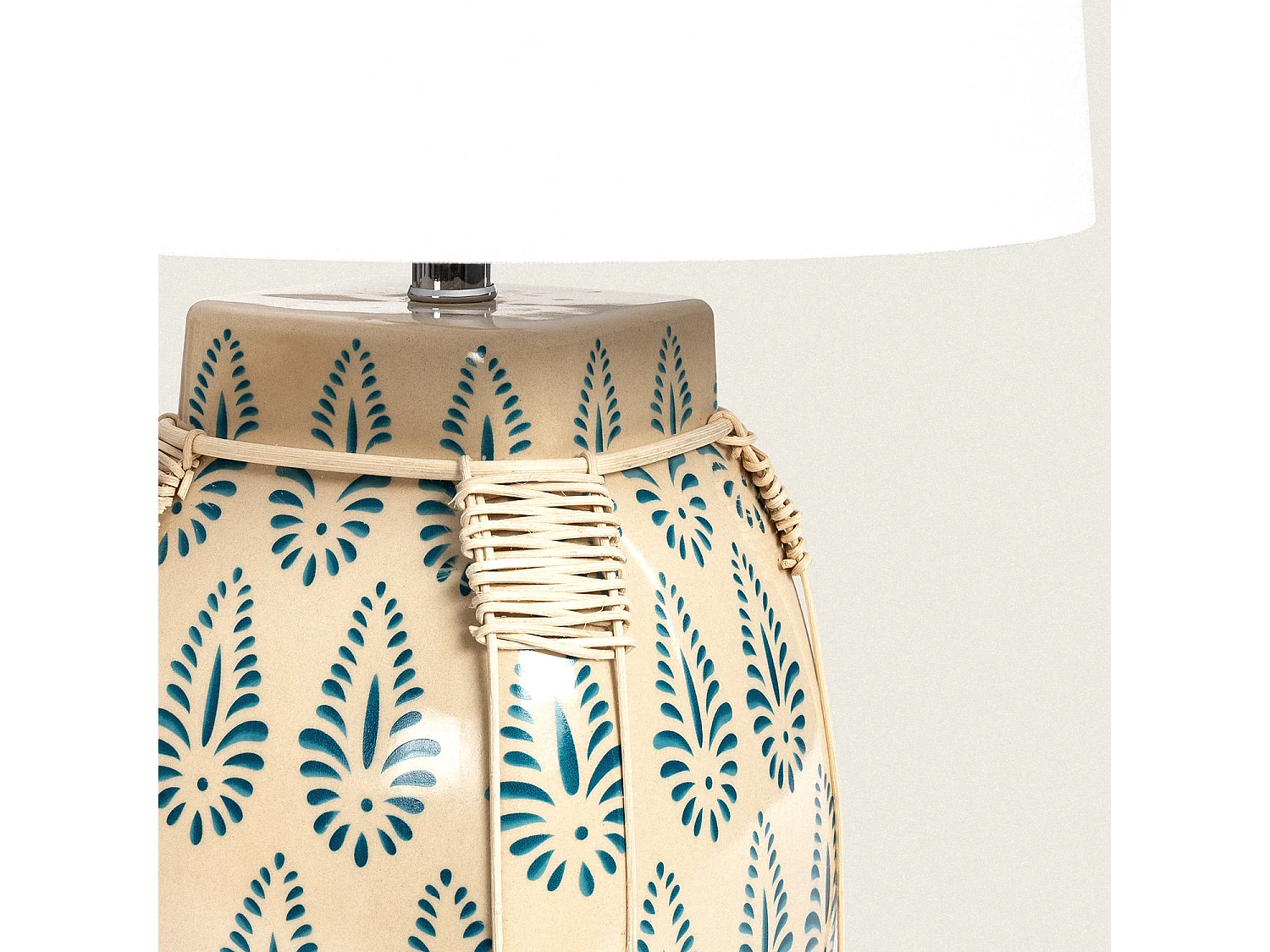Lampada da Tavolo Ceramica Ariché Bianco