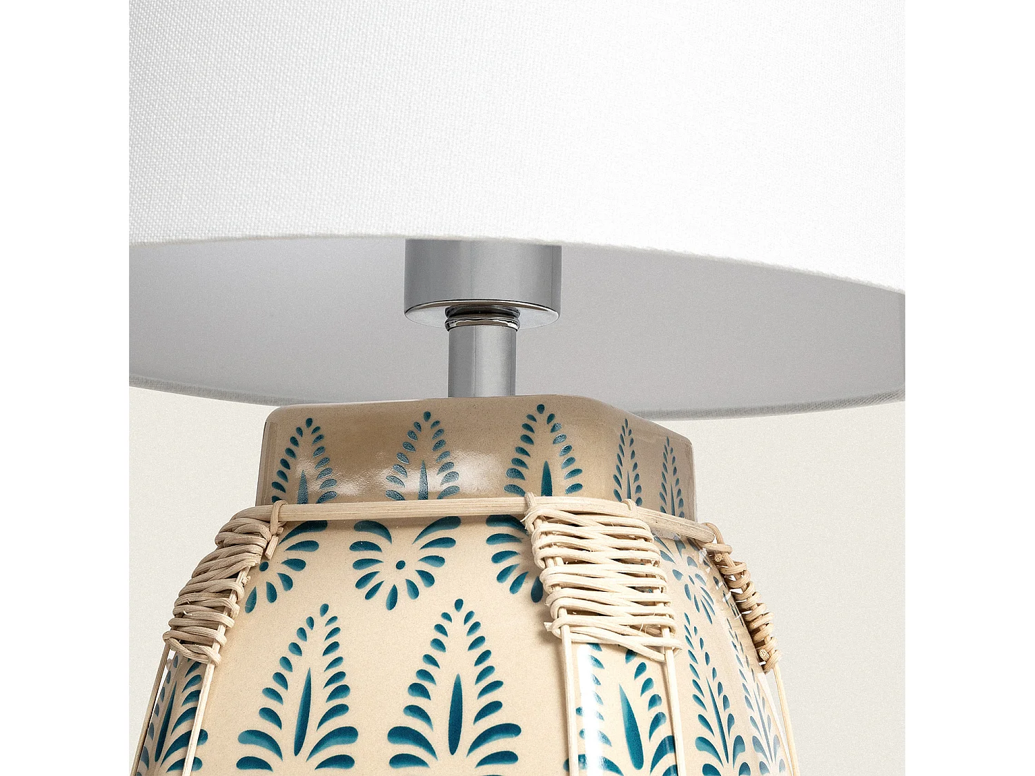 Lampada da Tavolo Ceramica Ariché Bianco