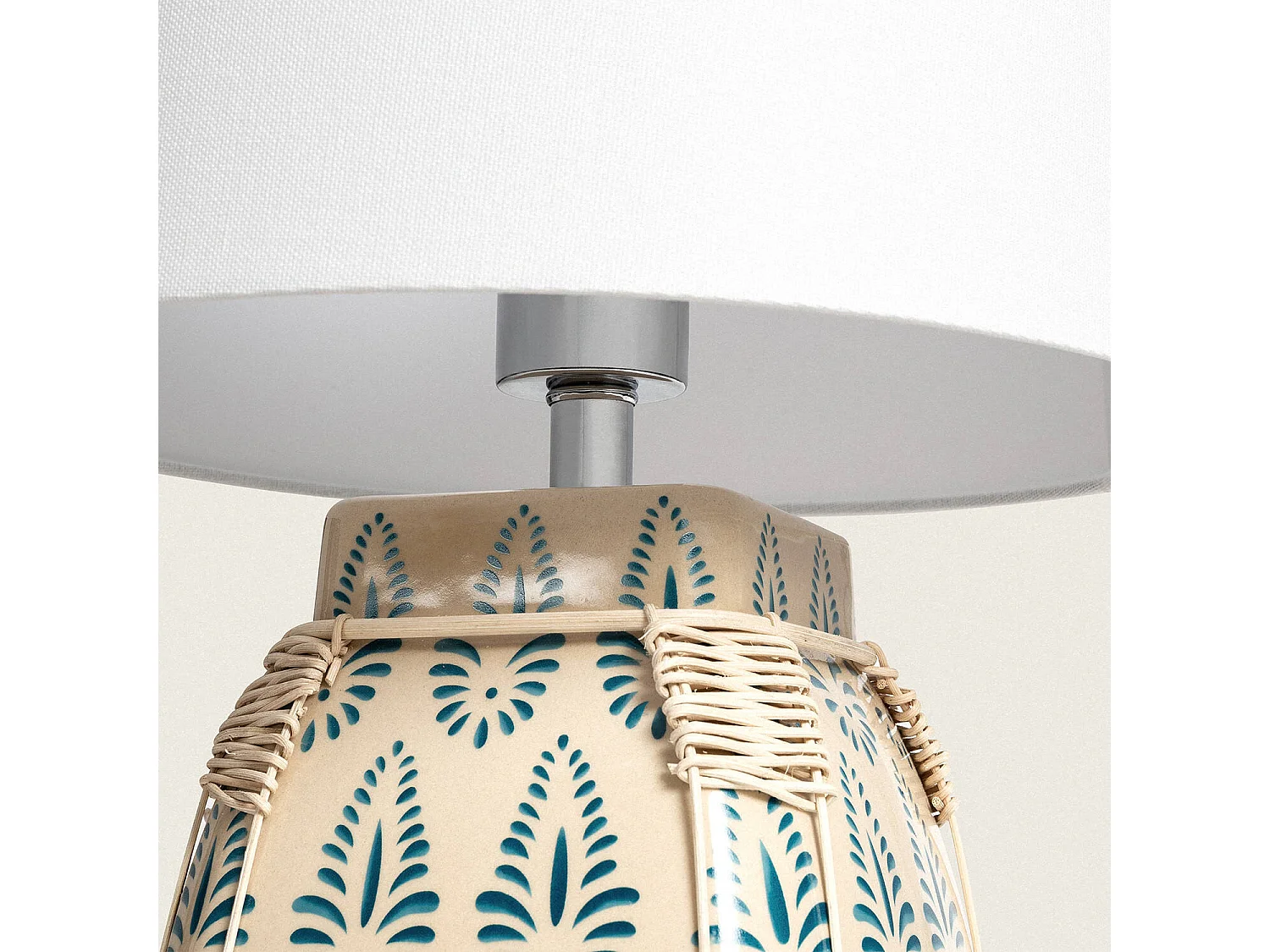 Lampada da Tavolo Ceramica Ariché Bianco