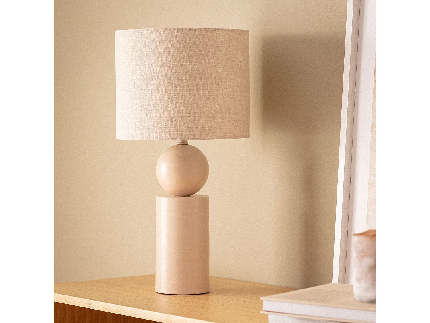 Lampe à Poser Céramique Rahma Beige