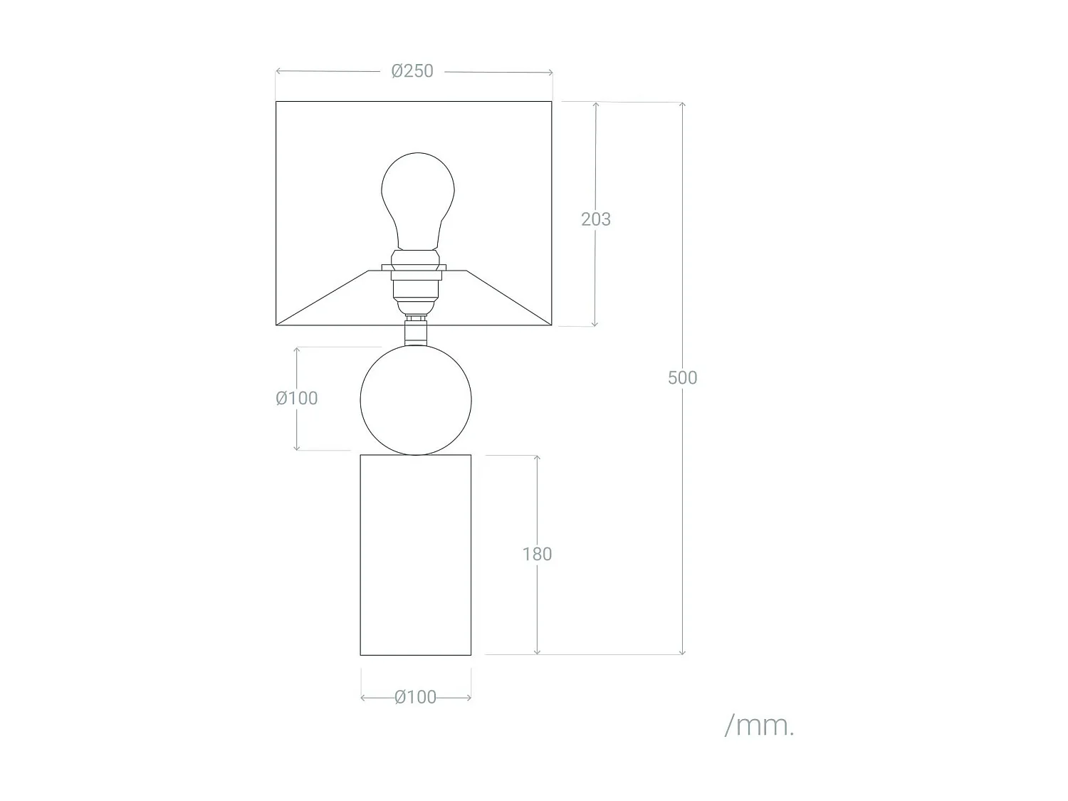 Lampada da Tavolo Ceramica Rahma Beige