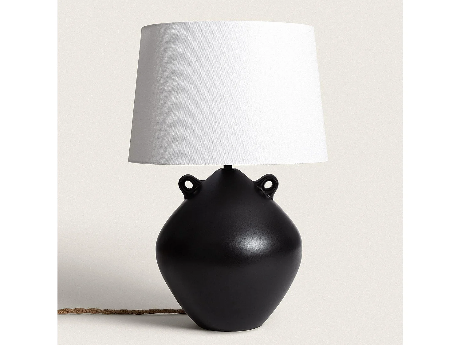 Lampe à Poser Céramique Cafuné Noir