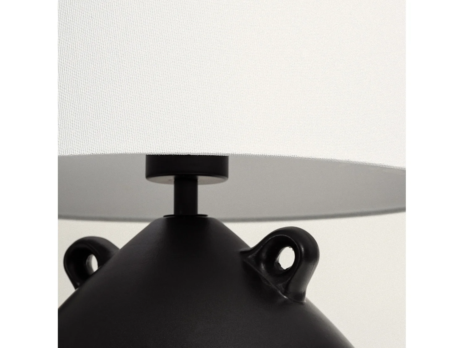 Lampe à Poser Céramique Cafuné Noir