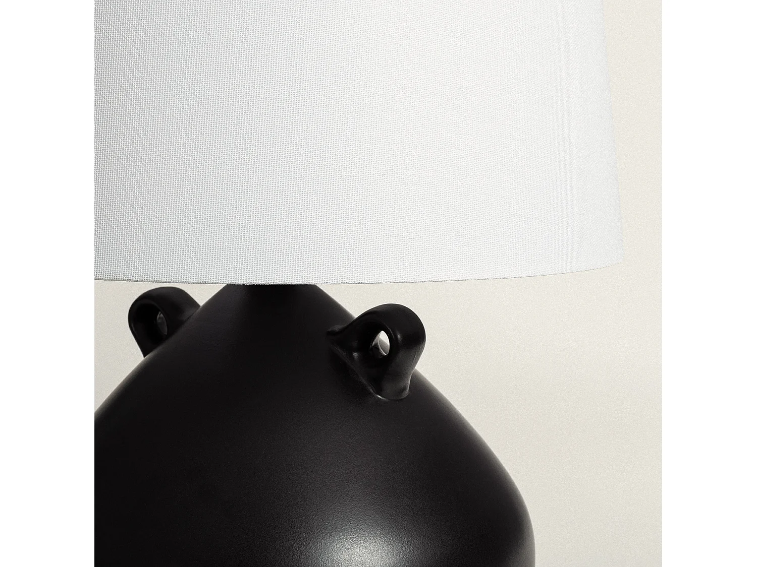 Lampe à Poser Céramique Cafuné Noir