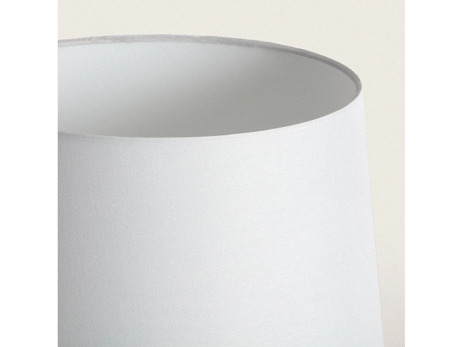 Lámpara de Mesa Resina y Tela Wismar Blanco Roto