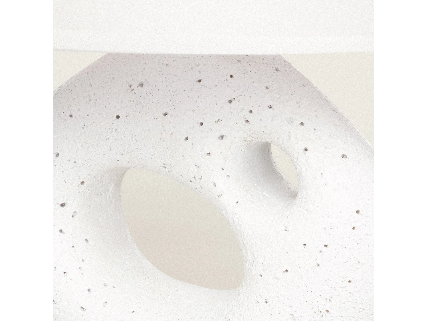 Lámpara de Mesa Resina Alessia Blanco