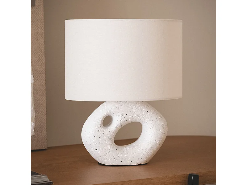 Lampe à Poser Resina Alessia Blanc