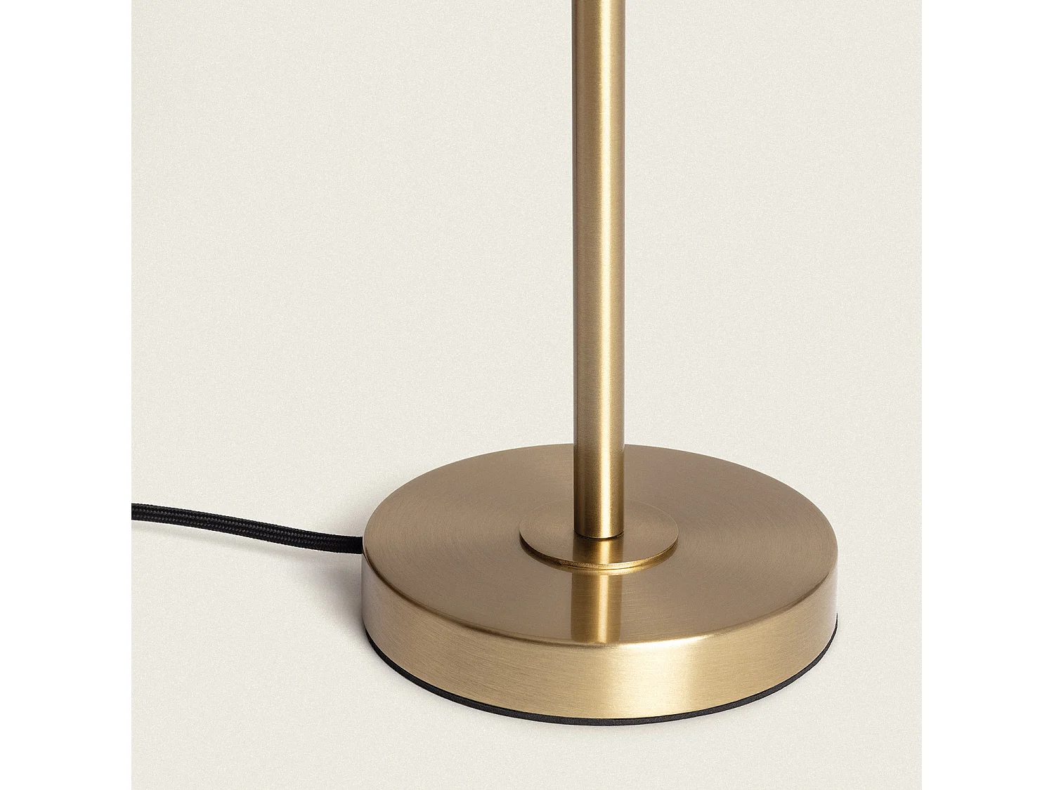 Lámpara de Mesa Metal y Cristal Moonlight Brass 3 Focos Dorado