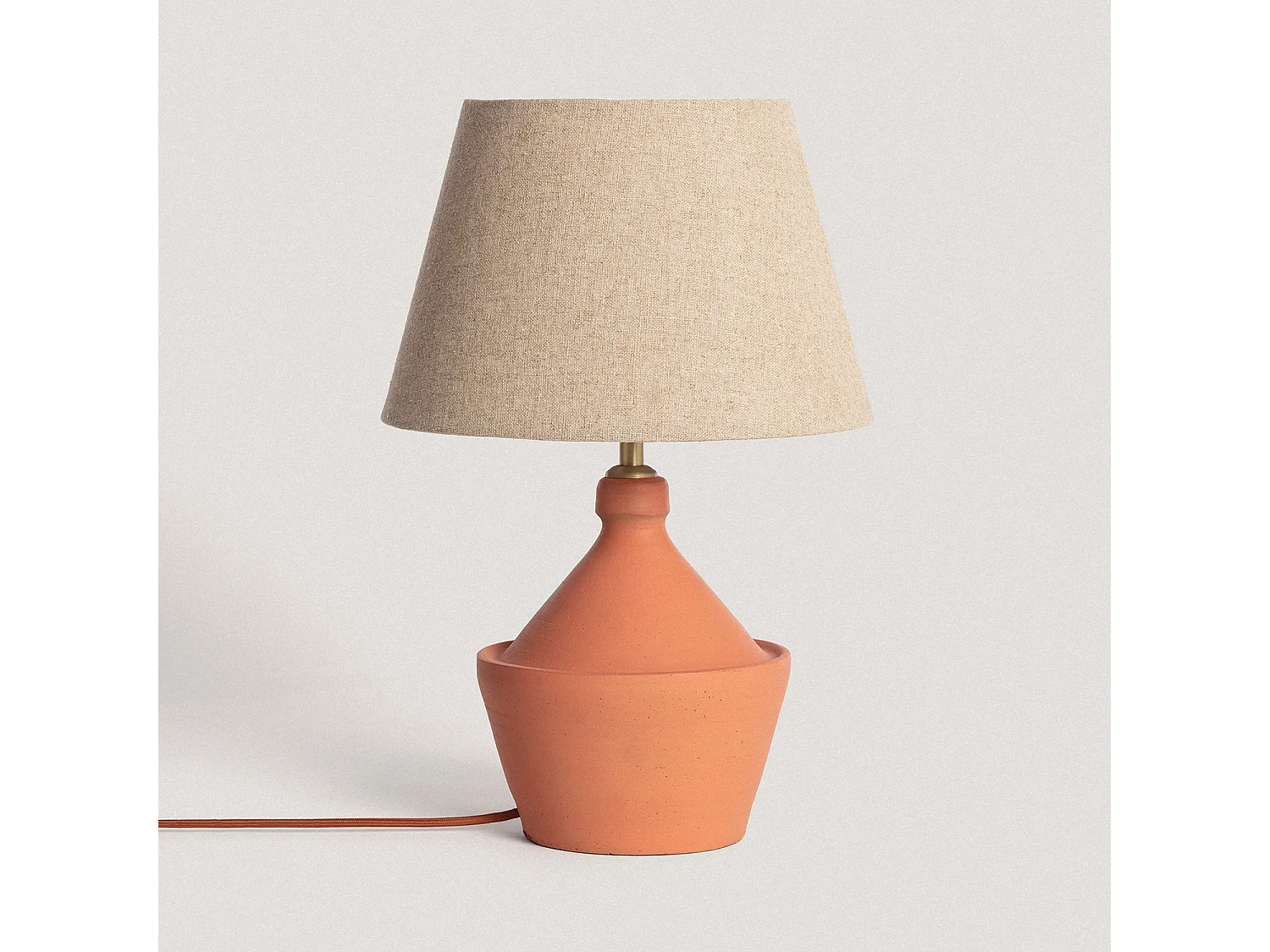 Lampe à Poser Terracota Aike ILUZZIA Terre cuite