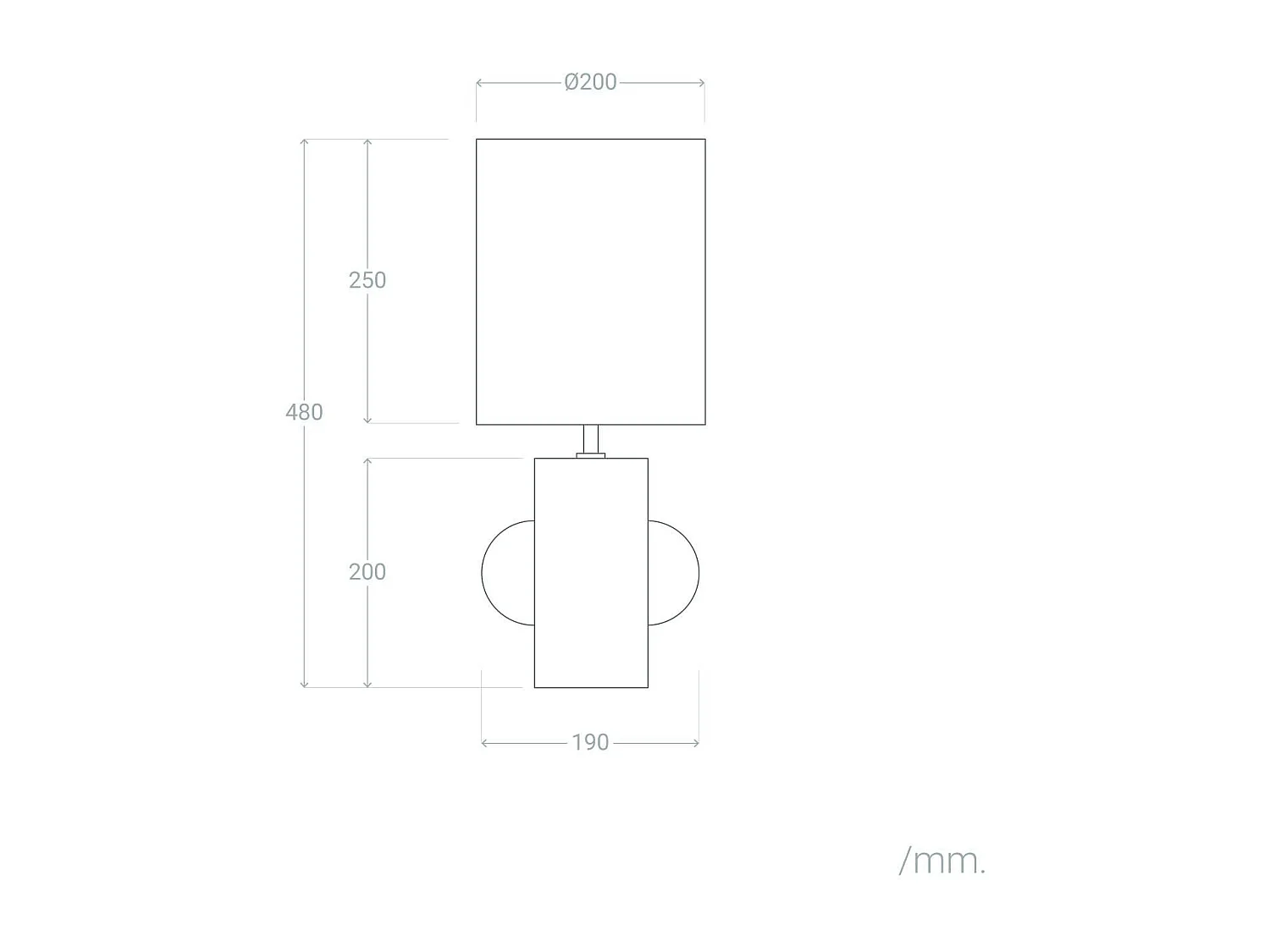 Lampe à Poser Céramique et Raphia Tyler Noir