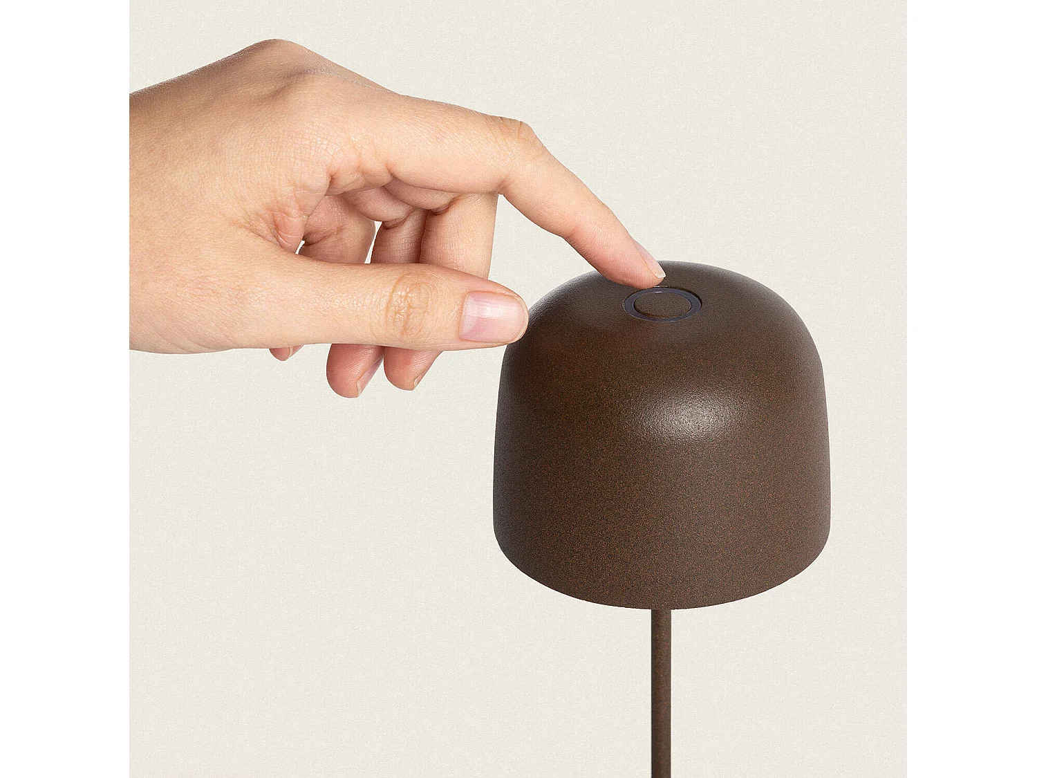 Lampada da Tavolo LED 1.2 W Portatile per Esterni Alluminio con Batteria Ricaricabile Wink Nero