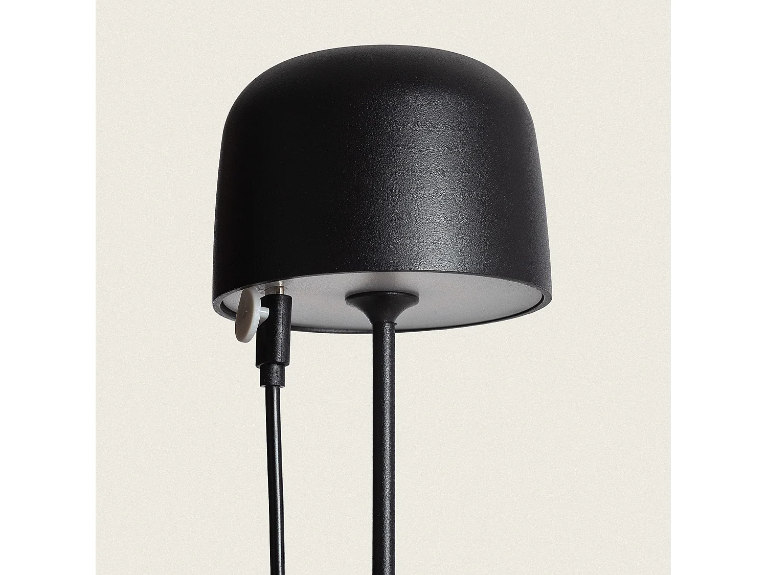 Lampe à Poser LED 1,2 W Extérieure Portative Aluminium avec Batterie Rechargeable Wink  Noir