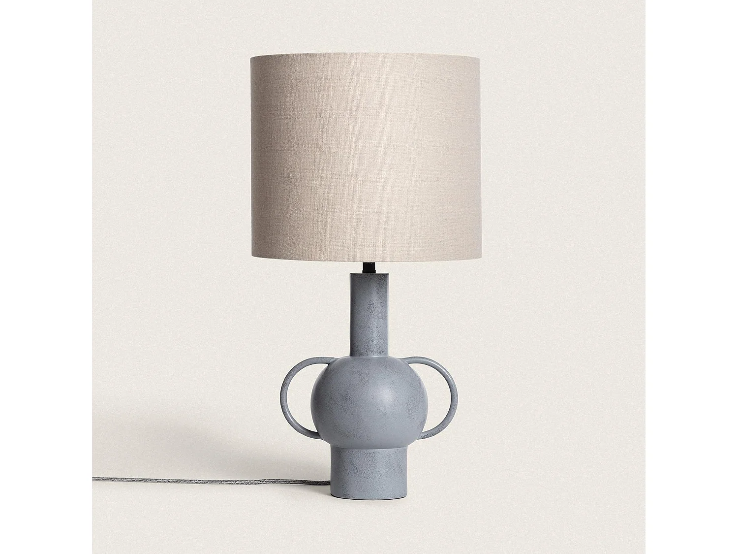 Lampada da Tavolo in Resina Goslar Grigio