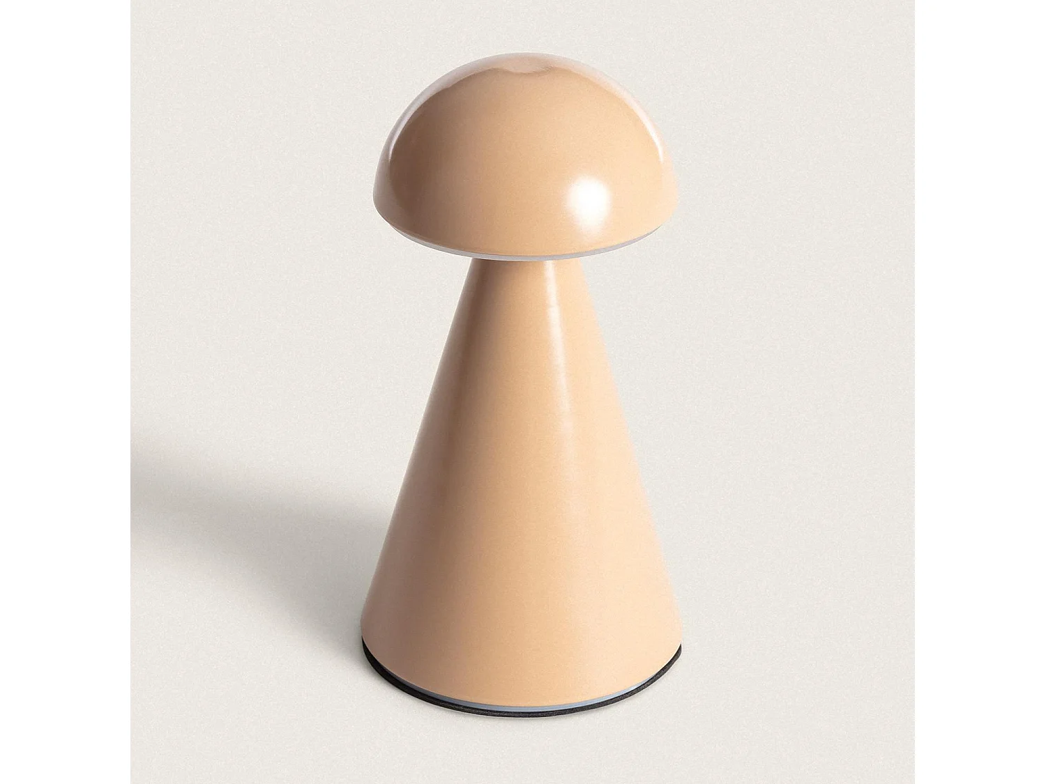 Lampada da Tavolo LED Portatile con batteria USB Ricaricabile Metal Azana Cammello