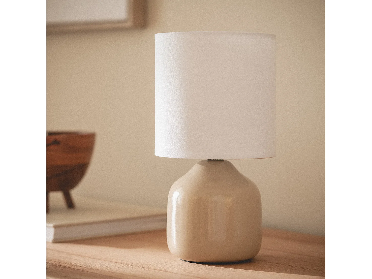 Lampe à Poser Céramique Maya Camel