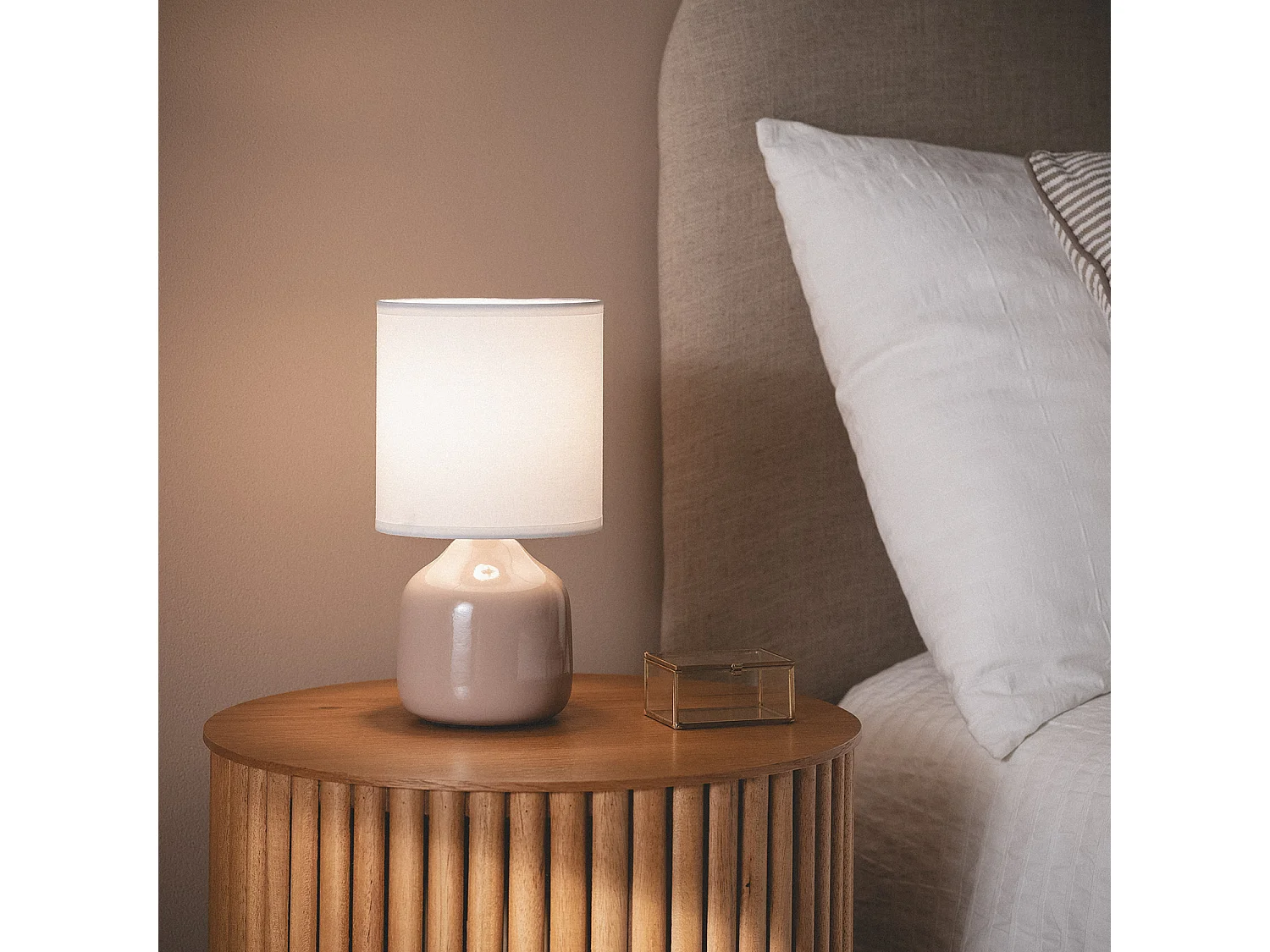 Lámpara de Mesa Cerámica Maya Camel