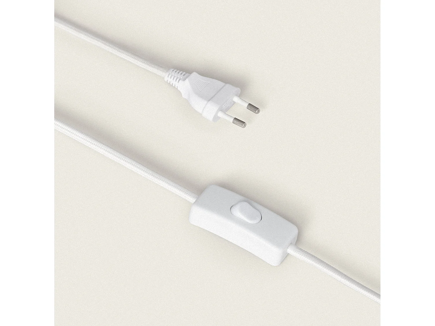 Lampe à Poser Céramique et Tissu Argua Blanc