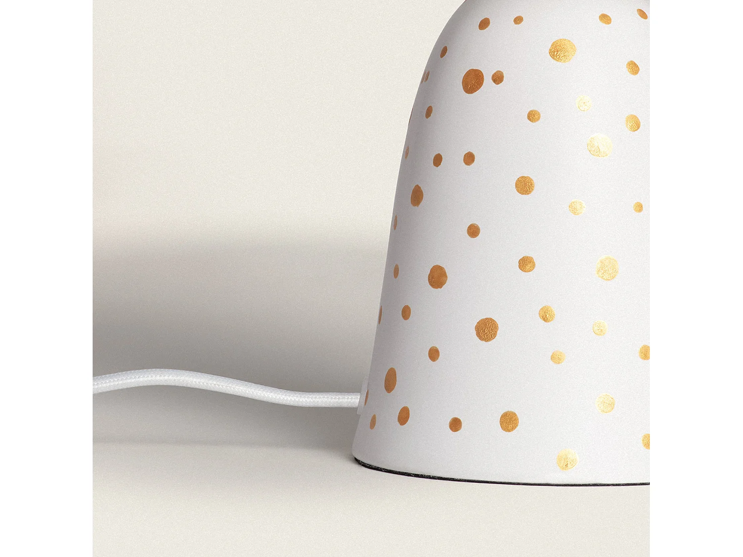 Lampe à Poser Céramique et Tissu Argua Blanc