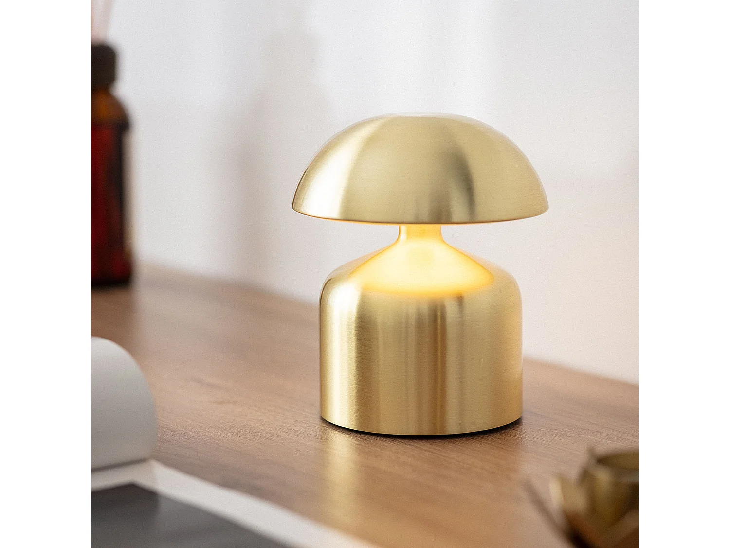 Lampada da Tavolo LED 3W Portatie con Batteria USB Ricaricabile Ibbie Oro