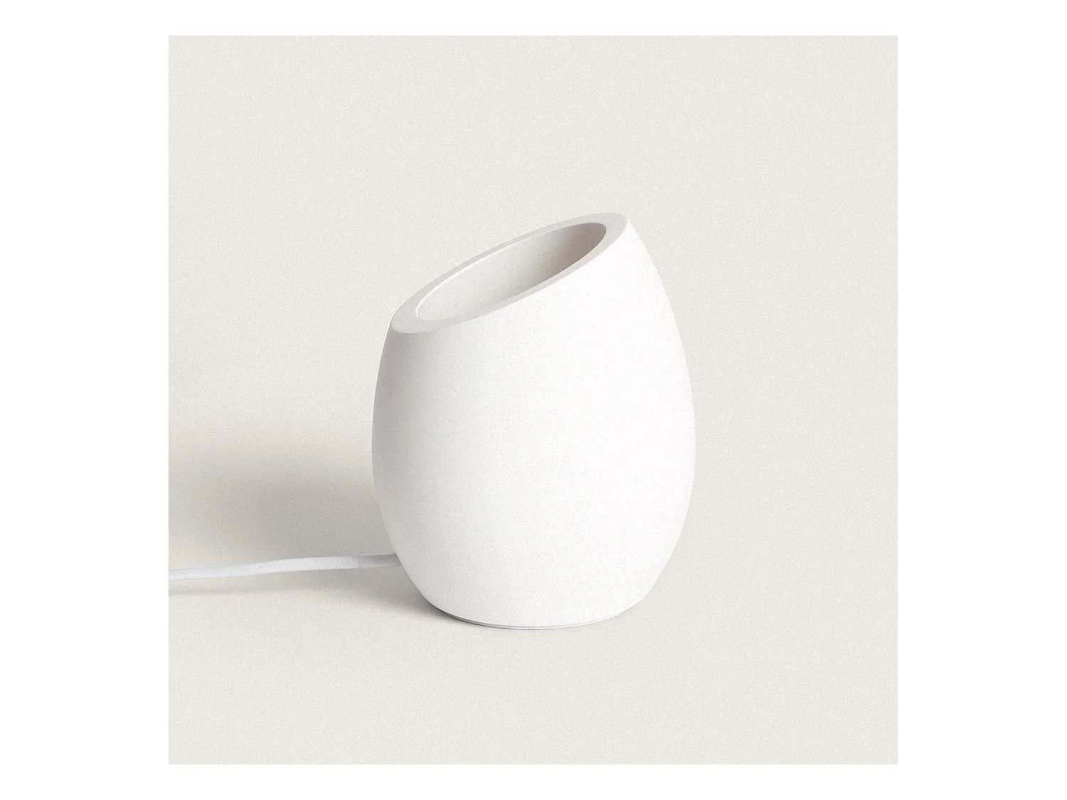 Lampe à Poser Plâtre Ascend Uplighter Blanc