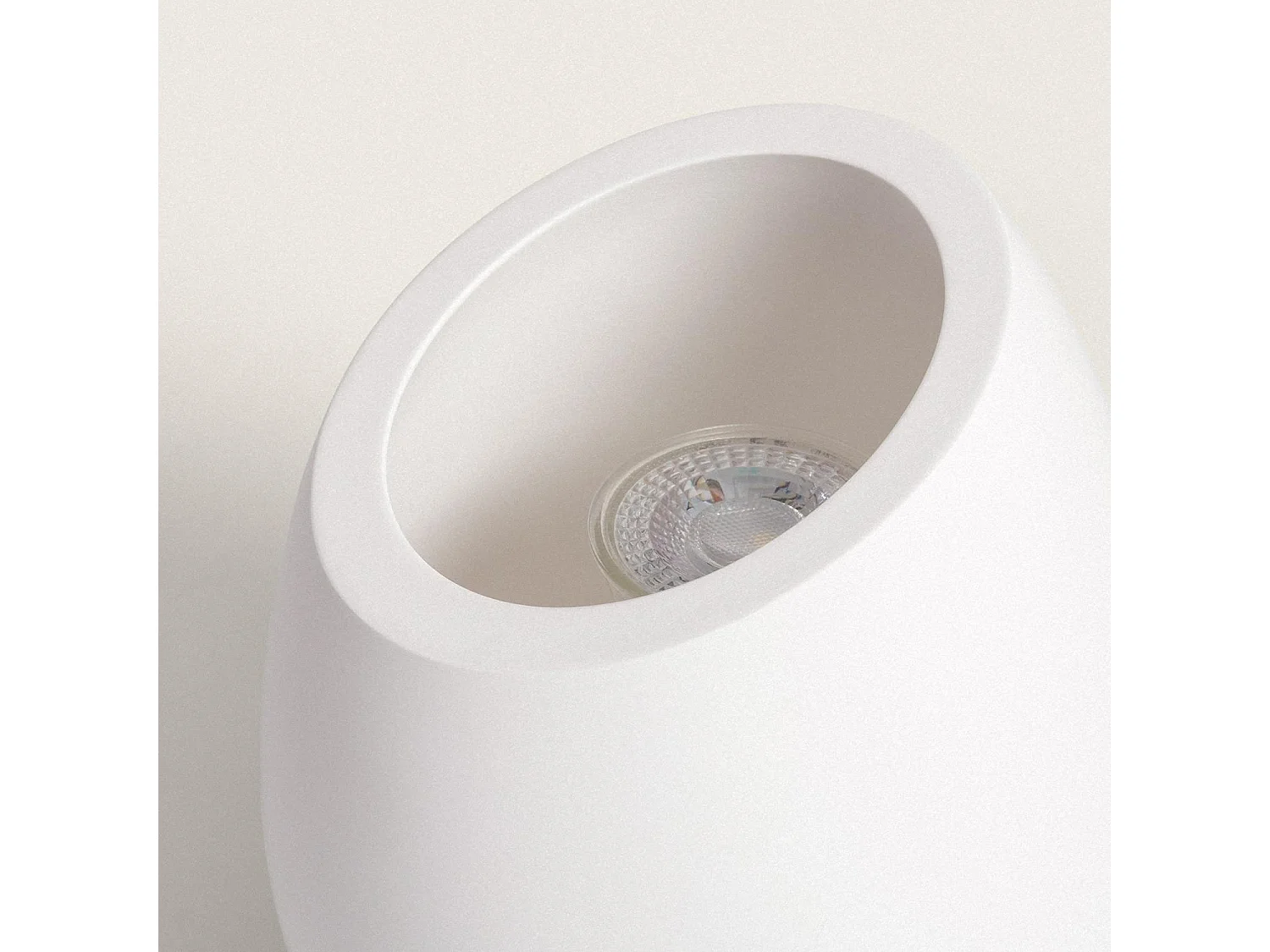 Lampe à Poser Plâtre Ascend Uplighter Blanc