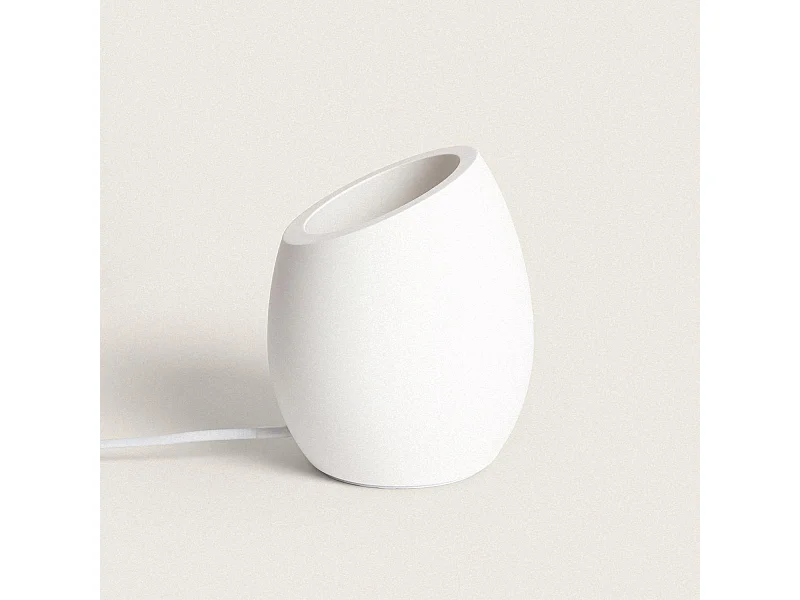 Lampe à Poser Plâtre Ascend Uplighter Blanc