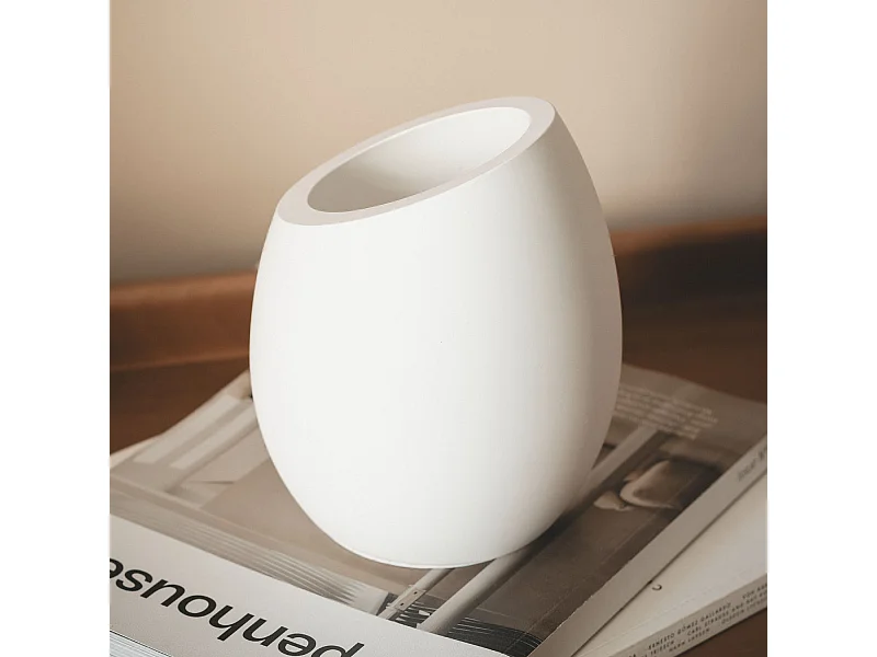 Lampe à Poser Plâtre Ascend Uplighter Blanc