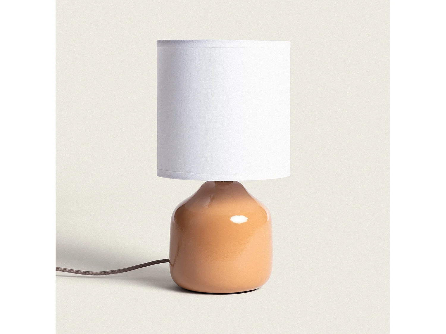 Lampe à Poser Céramique Maya Orange