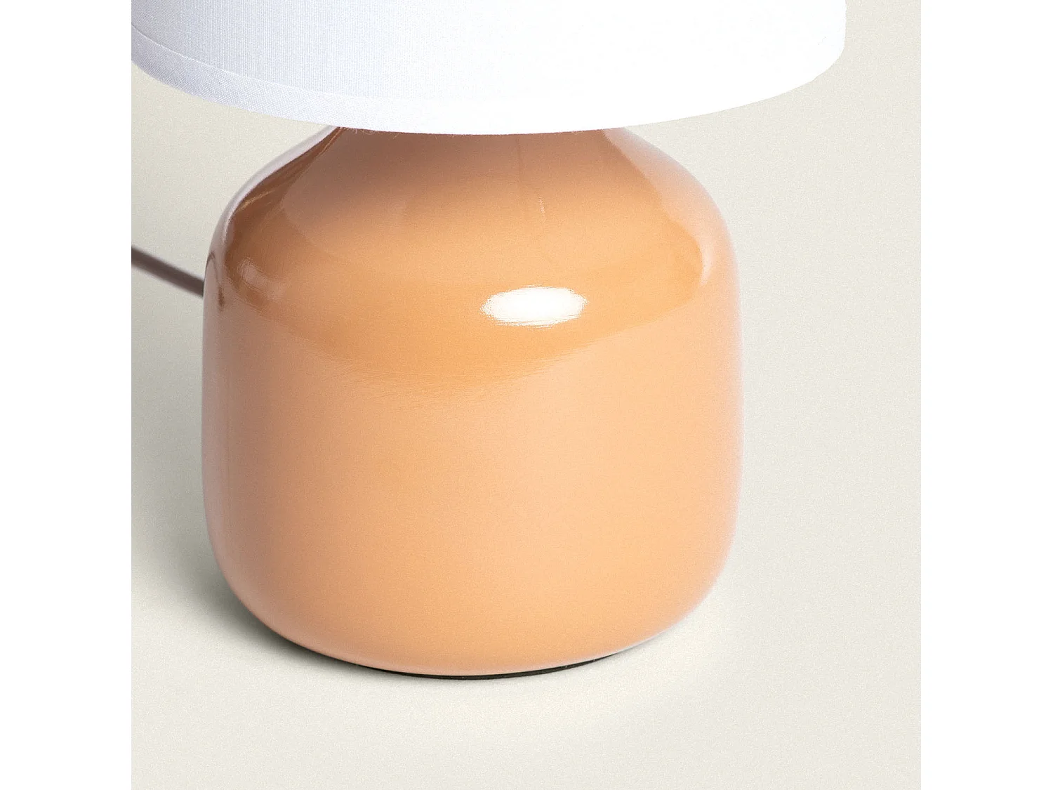 Lampe à Poser Céramique Maya Orange