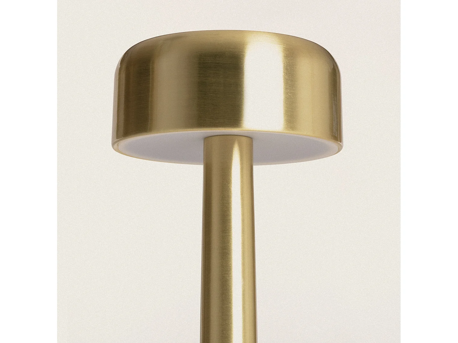 Lámpara de Mesa LED Portátil Metal con Batería USB Recargable Ciara Dorado