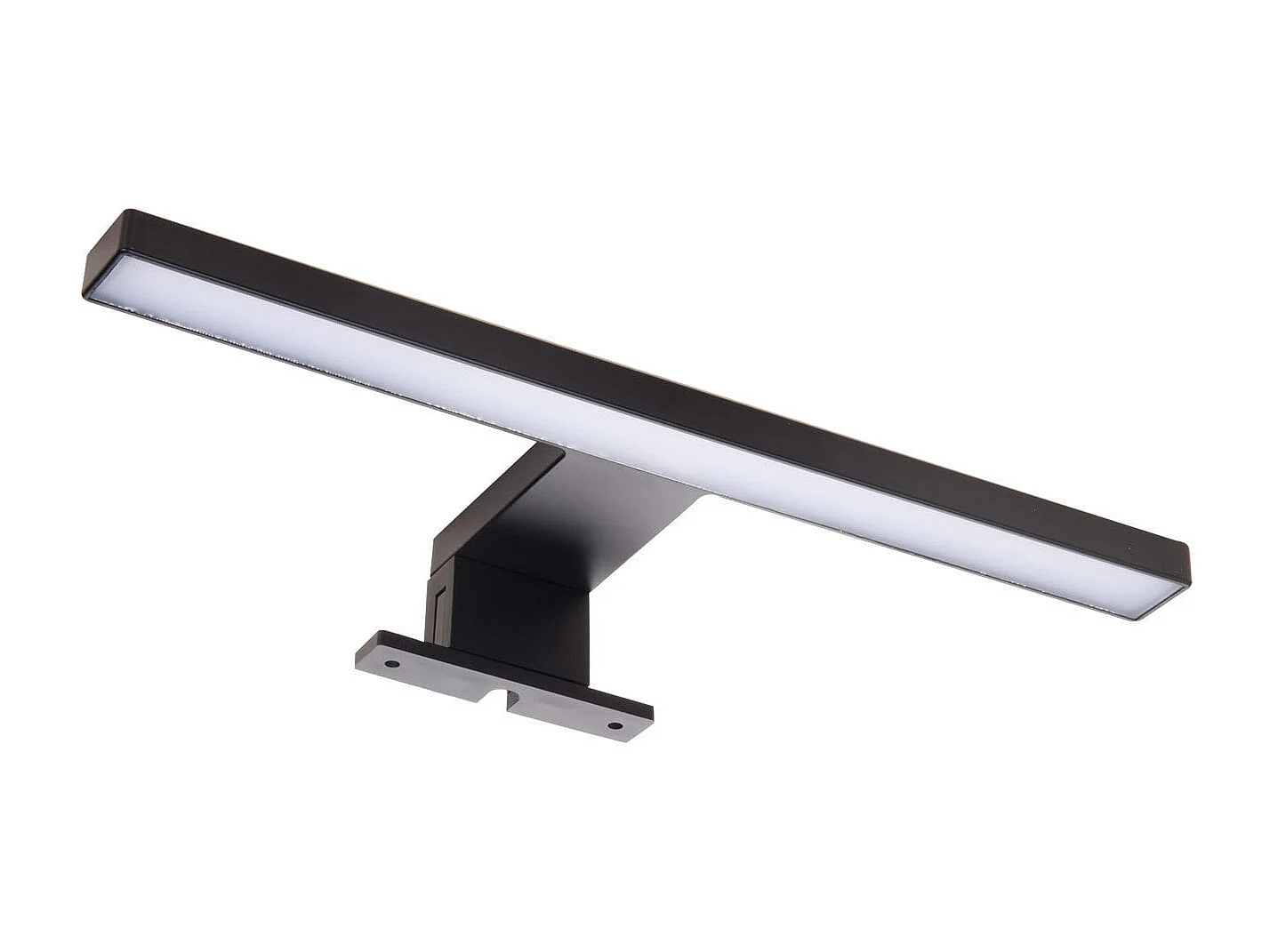 Applique LED Salle de Bain 5W Carl Noire pour Miroir  6000K Blanc froid