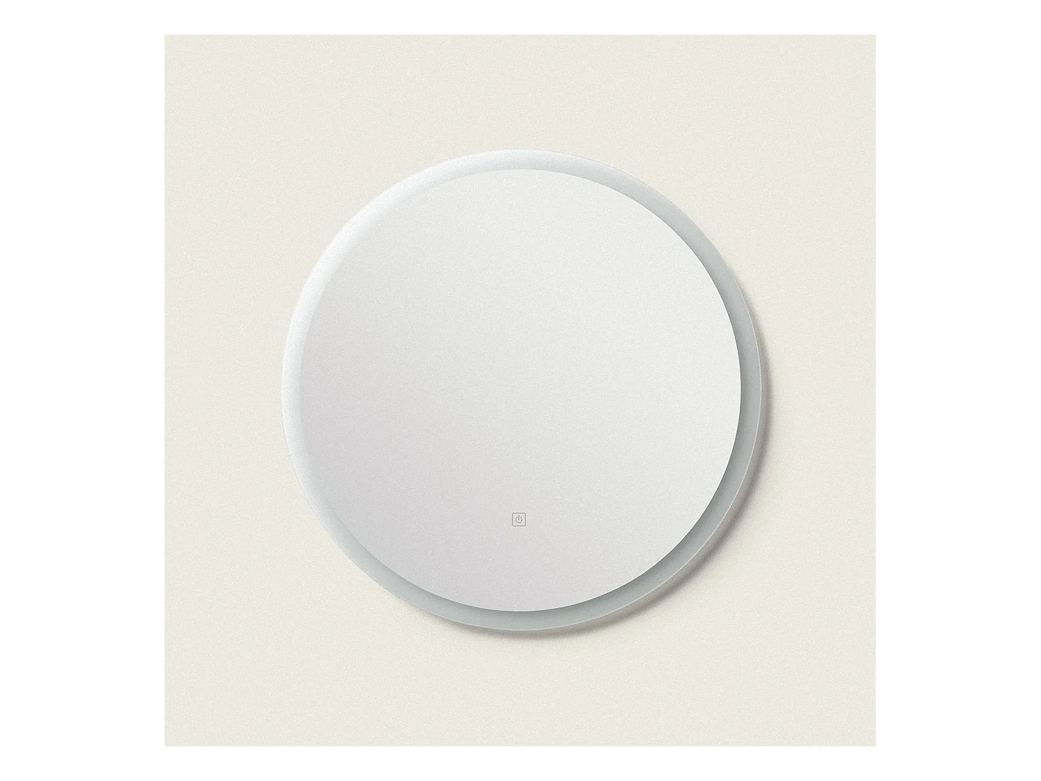 Miroir Salle de Bain avec Éclairage LED Anti-buée Shala Ø60 cm  2700K Blanc chaud