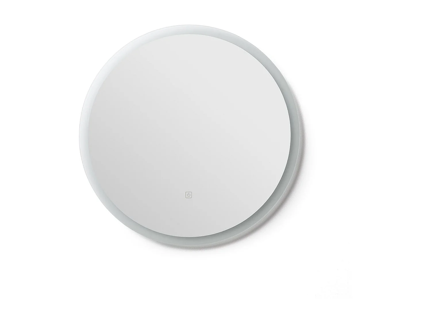 Miroir Salle de Bain avec Éclairage LED Anti-buée Shala Ø60 cm  2700K Blanc chaud
